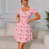 Robe Maison Fleurie en Coton | Élégance & Confort
