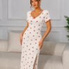 Robe de Maison Longue en Coton | Élégance & Confort